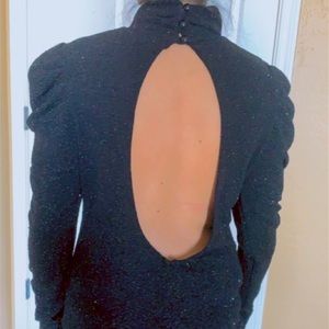 Party Night Out Sparkly Black Dress